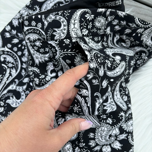 Express Patterned Columnist Pants - Picture 5 of 5